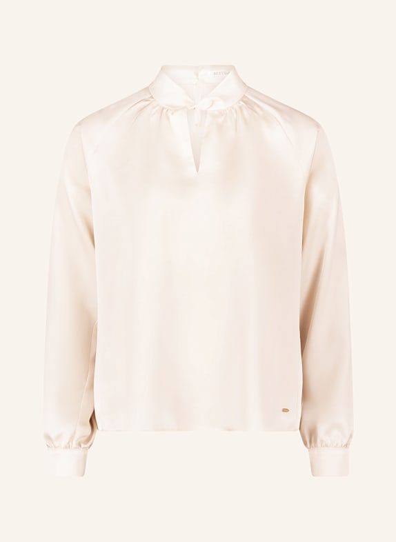 BETTY&CO Bluzka z satyny KREMOWY