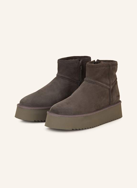 COPENHAGEN Platform boots CPH270 DARK GRAY