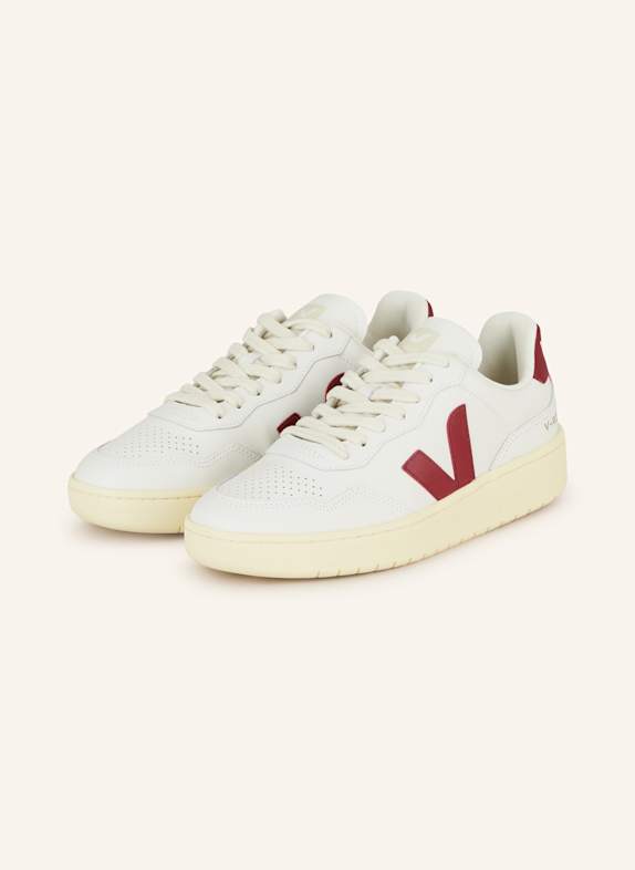 VEJA Sneakersy V-90 BIAŁY/ CIEMNOCZERWONY