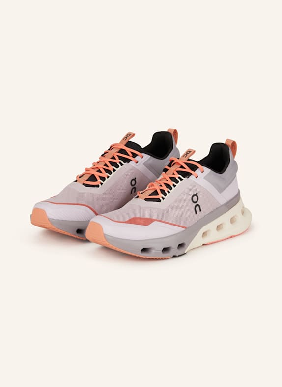 On Fitnessschuhe CLOUDNOVA X HELLLILA/ GRAU/ ORANGE