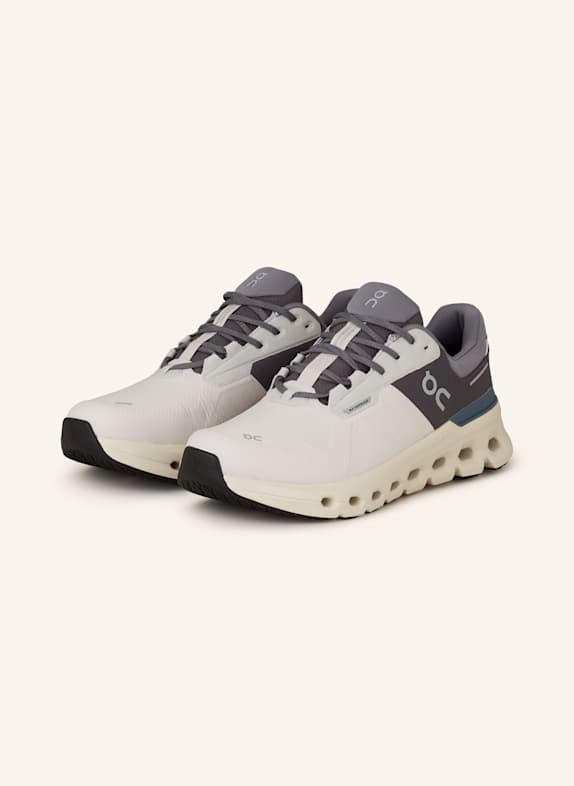 On Laufschuhe CLOUDRUNNER 2 WATERPROOF WEISS/ GRAU