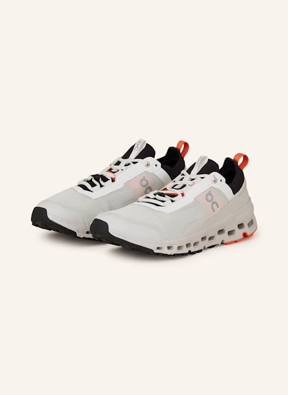 On Trailrunning-Schuhe CLOUDULTRA 2 WEISS/ SCHWARZ/ ORANGE