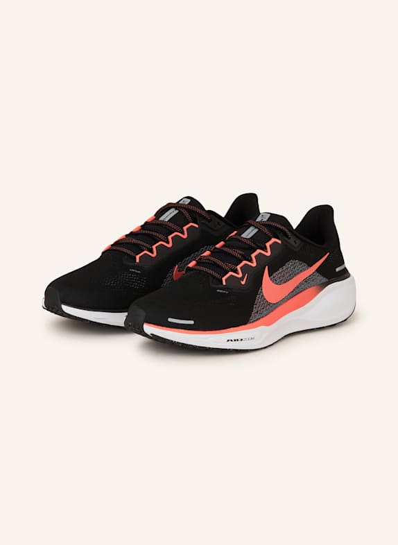 Nike Buty do biegania PEGASUS 41 CZARNY/ POMARAŃCZOWY