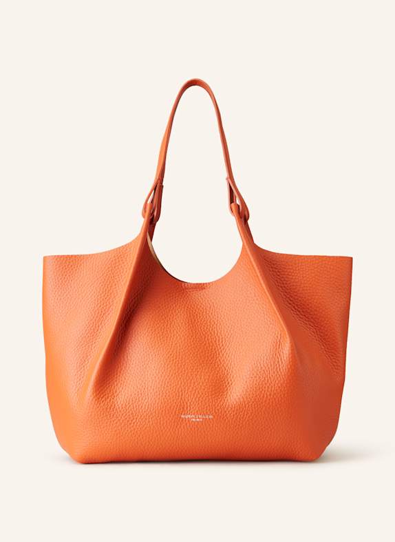 GIANNI CHIARINI Shopper DUA XL with pouch ORANGE