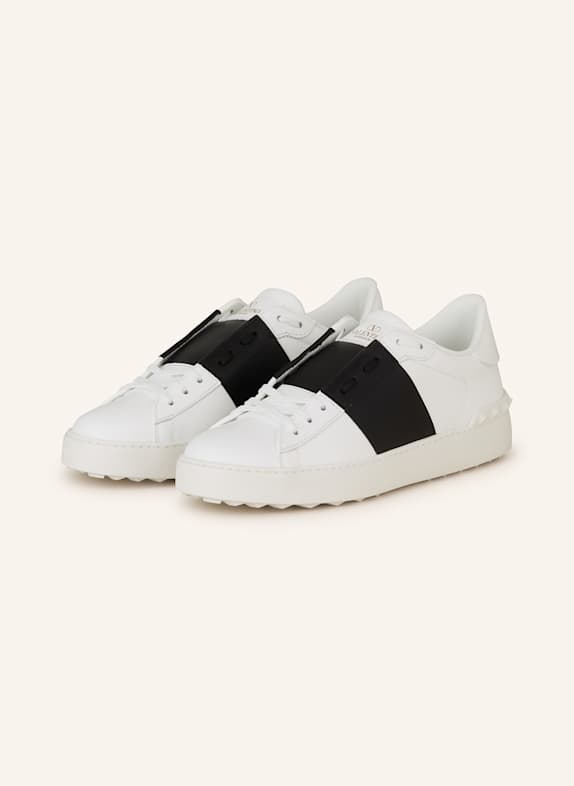 VALENTINO GARAVANI Sneakers OPEN ROCKSTUD with rivets WHITE