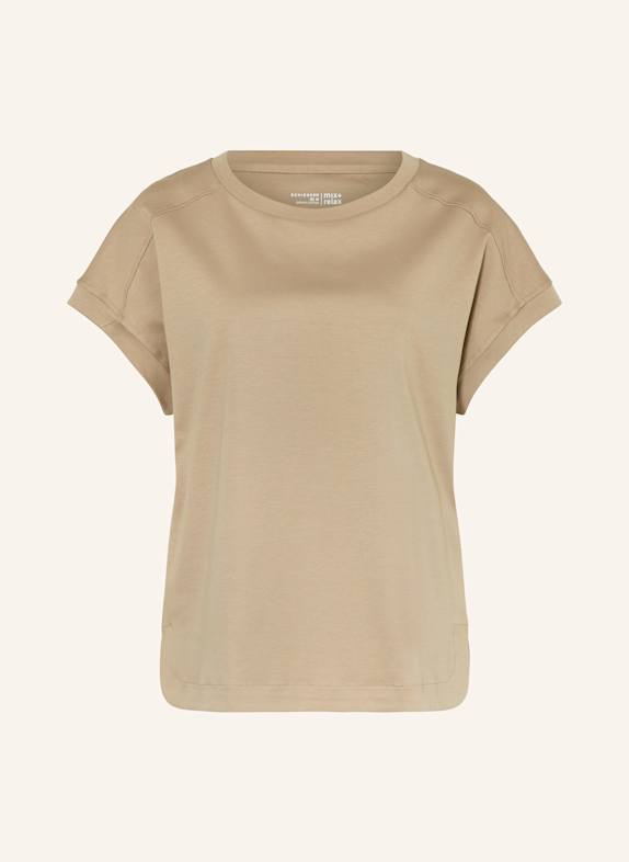 SCHIESSER Lounge-Shirt MIX+RELAX BEIGE