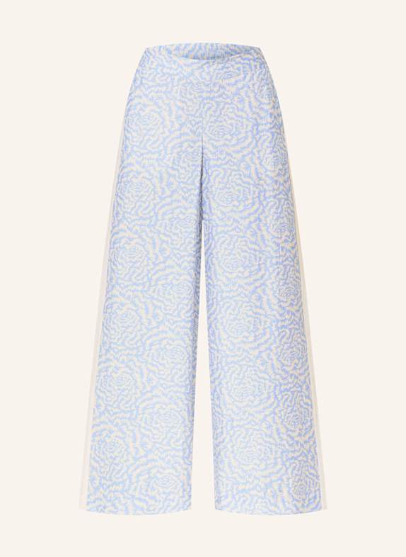MOS MOSH Marlenehose MMCHARBEL mit Galonstreifen HELLBLAU/ CREME