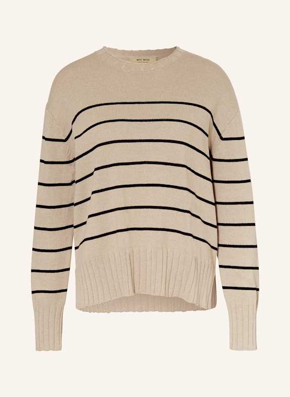 MOS MOSH Pullover MMAIMA TAUPE/ SCHWARZ