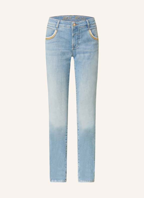 MOS MOSH Straight Jeans MMNAOMI mit Paillettenbesatz 406 LIGHT BLUE