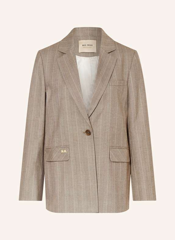 MOS MOSH Blazer MMELLY ELVIE DUNKELBRAUN/ ECRU/ GELB