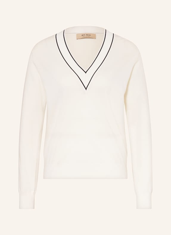 MOS MOSH Pullover MMRELENA aus Cashmere ECRU