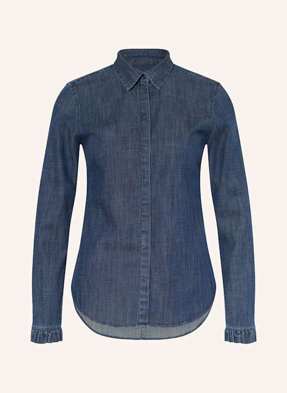 MOS MOSH Hemdbluse MMMATTIE FLIP aus Denim DUNKELBLAU