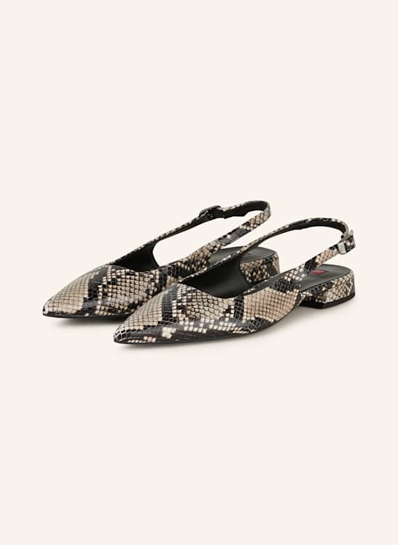 Högl Slingballerinas TAUPE/ SCHWARZ