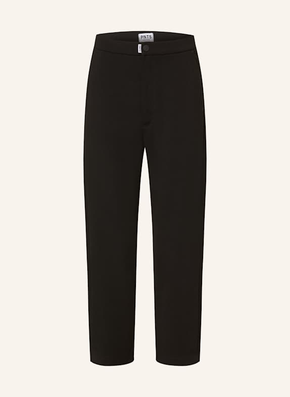 PNTS 7/8 Trousers Slogan THE LOOSE BLACK