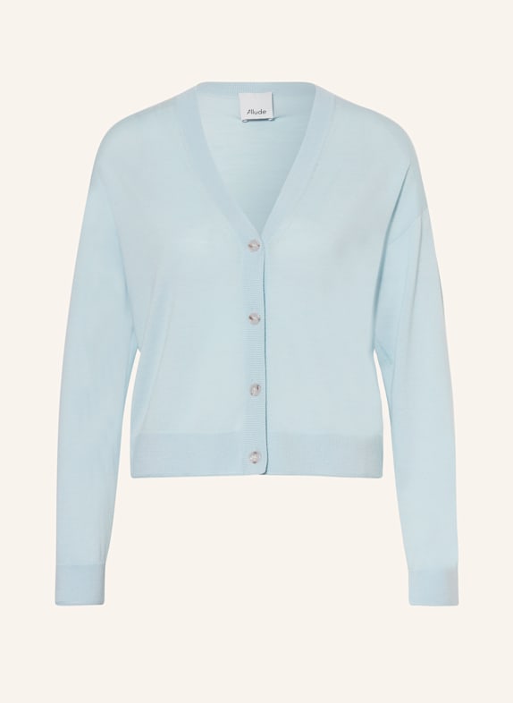 ALLUDE Strickjacke HELLBLAU