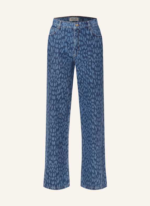 BAUM UND PFERDGARTEN Straight Jeans NICOCETTE C7404 Leopard Vintage Blue