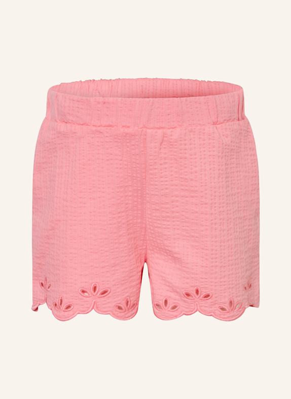 s.Oliver RED Musselinshorts mit Lochspitze ROSA