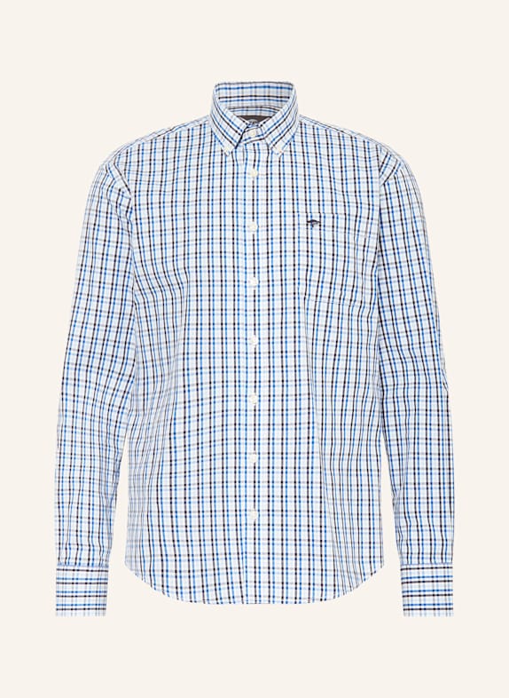 FYNCH-HATTON Hemd Regular Fit HELLBLAU/ DUNKELBLAU