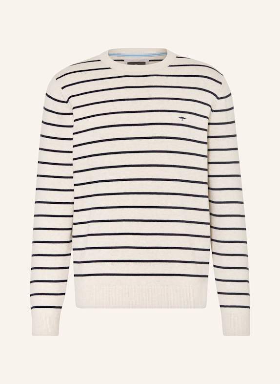 FYNCH-HATTON Pullover ECRU/ DUNKELBLAU