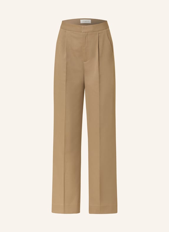 COPENHAGEN MUSE Wide leg fit Trousers CMTAILOR BEIGE