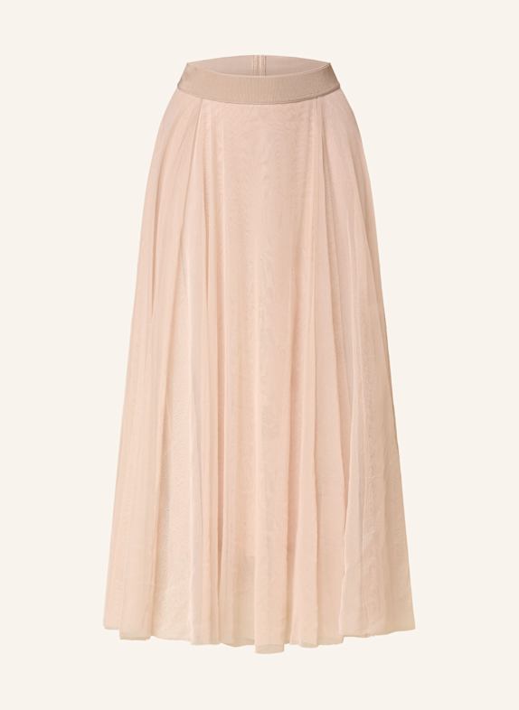 comma Tulle skirt LIGHT BROWN
