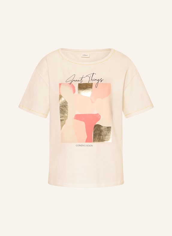 s.Oliver BLACK LABEL T-Shirt WEISS