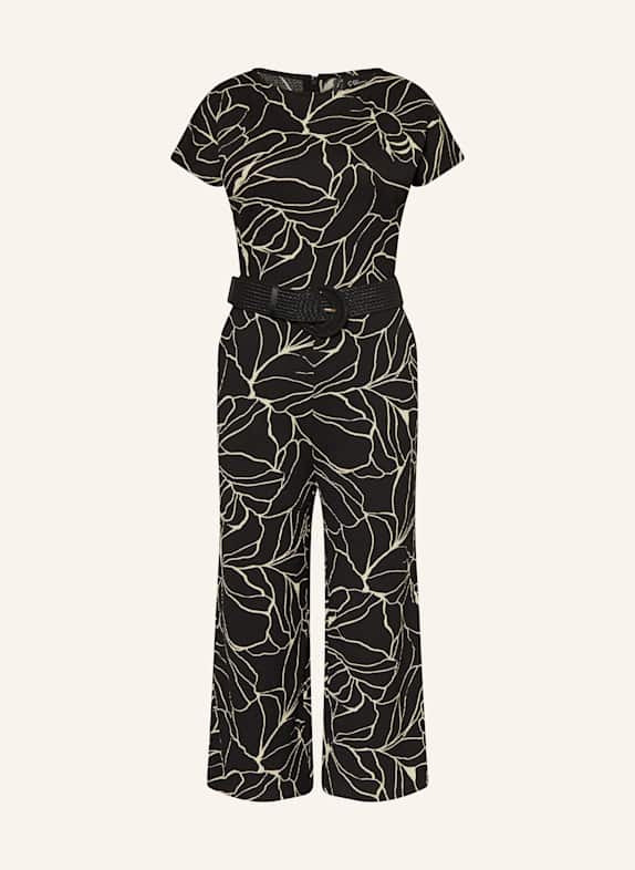 s.Oliver BLACK LABEL Jumpsuit BLACK/ CREAM