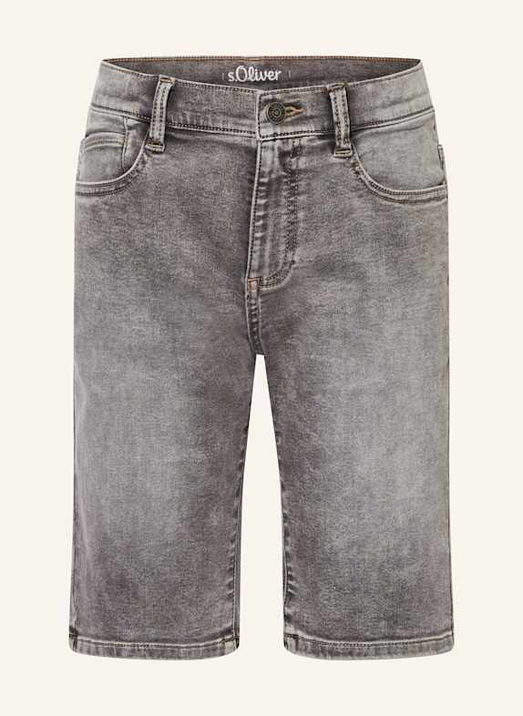 s.Oliver RED Szorty jeansowe regular fit 93Z7 GREY/BLACK