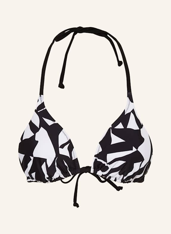 FIRE+ICE Triangel-Bikini-Top GABY3 SCHWARZ/ WEISS