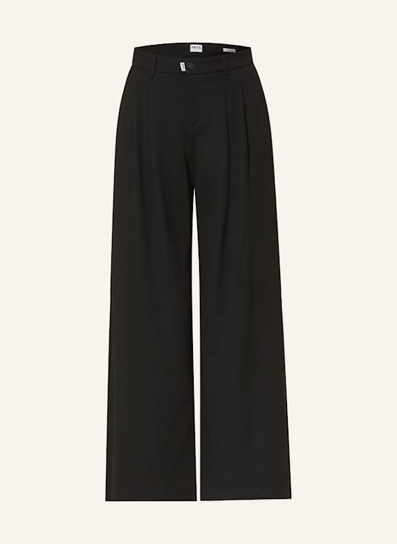 PNTS Wide leg Trousers Slogan THE GENT BLACK