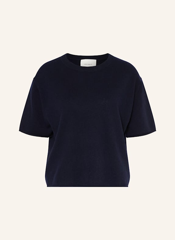 LISA YANG Strickshirt CILA aus Cashmere DUNKELBLAU