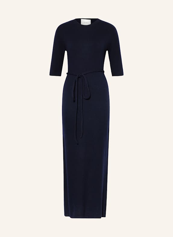 LISA YANG Strickkleid aus Cashmere DUNKELBLAU