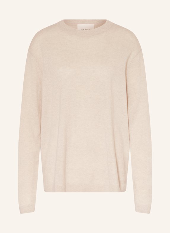 LISA YANG Cashmere-Pullover BEIGE