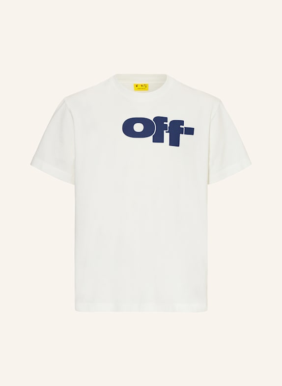 Off-White T-shirt BIAŁY/ GRANATOWY