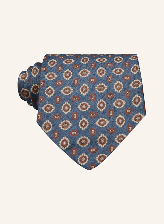 POLO RALPH LAUREN Linen tie BLUE/ ORANGE