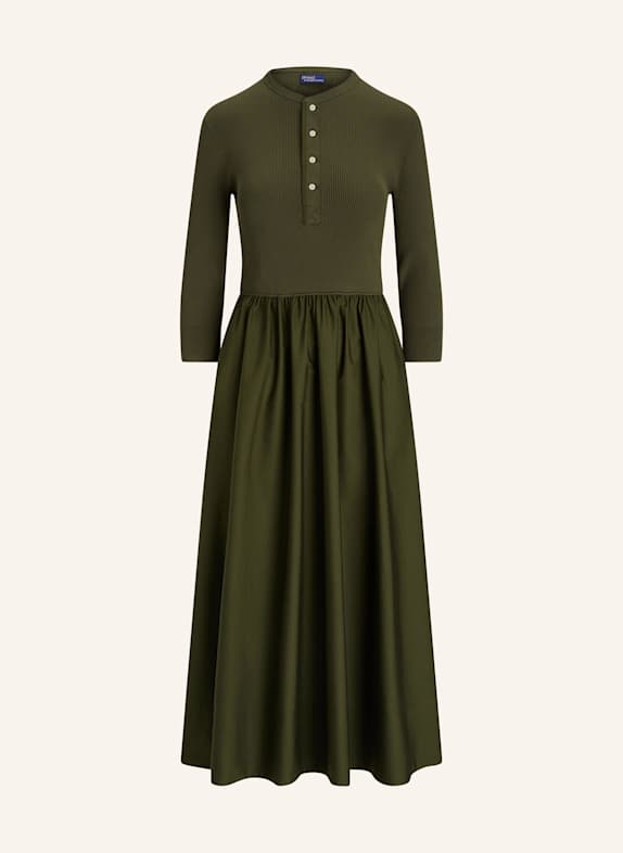 POLO RALPH LAUREN Kleid im Materialmix OLIV
