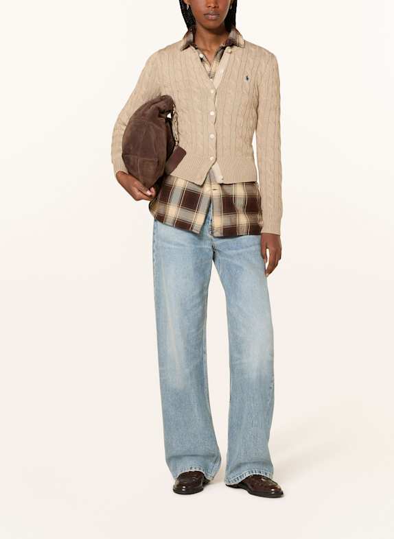POLO RALPH LAUREN Strickjacke BEIGE