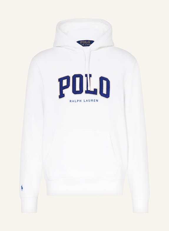 POLO RALPH LAUREN Hoodie WHITE/ BLUE