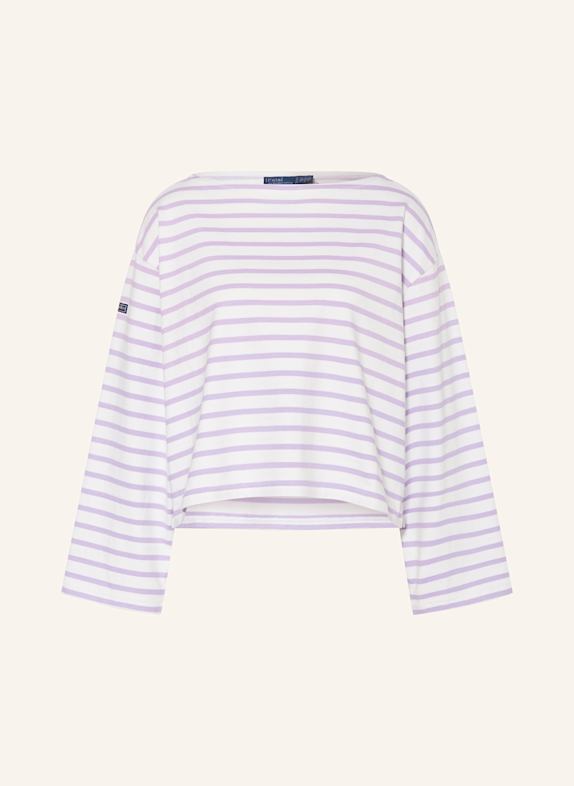 POLO RALPH LAUREN Longsleeve HELLLILA/ WEISS