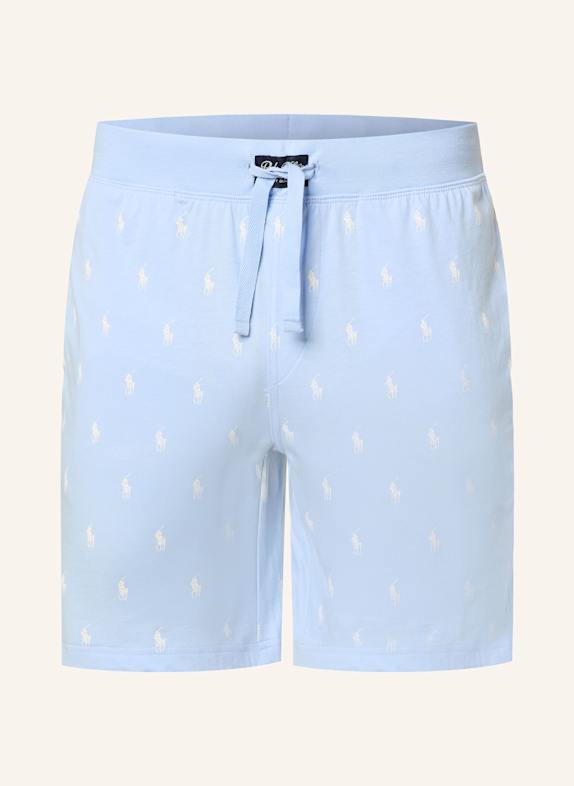 POLO RALPH LAUREN Lounge-Shorts HELLBLAU/ WEISS