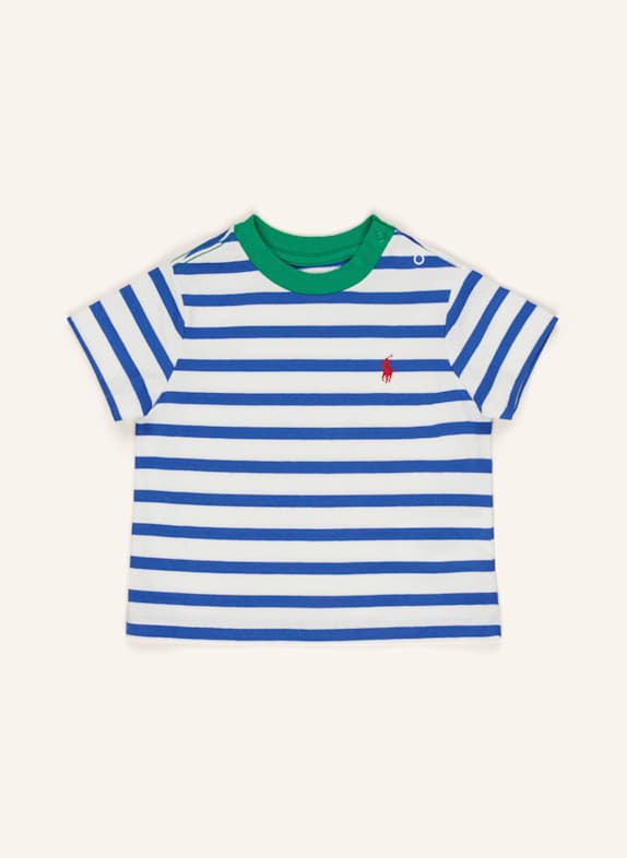 POLO RALPH LAUREN T-Shirt WEISS/ BLAU/ GRÜN