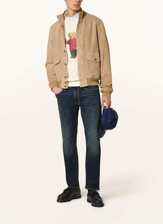 POLO RALPH LAUREN Leren blouson CAMEL