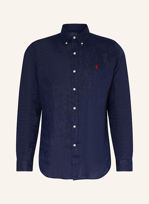 POLO RALPH LAUREN Leinenhemd Regular Fit DUNKELBLAU