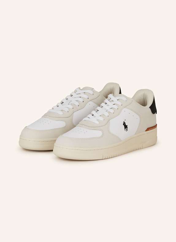 POLO RALPH LAUREN Sneaker WEISS/ HELLGRAU/ SCHWARZ