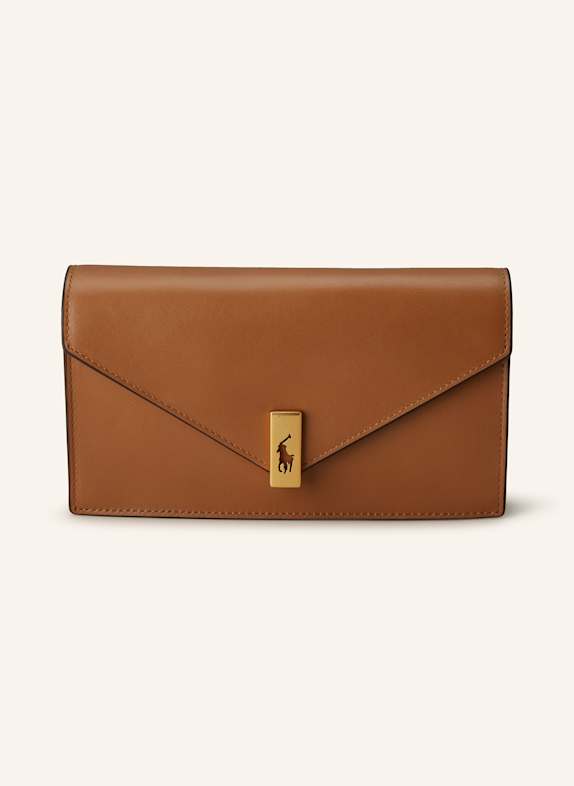 POLO RALPH LAUREN Clutch COGNAC