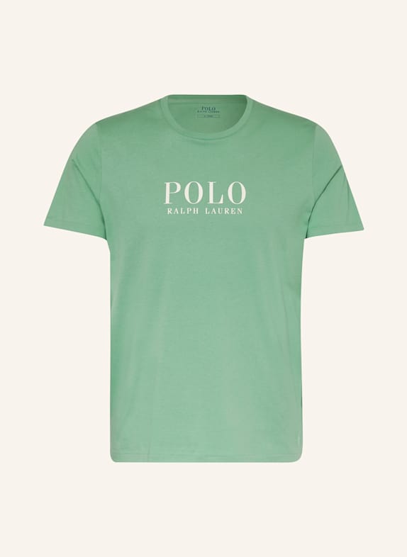 POLO RALPH LAUREN Lounge-Shirt GRÜN/ WEISS