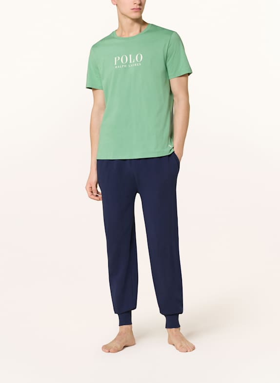 POLO RALPH LAUREN Loungeshirt GROEN / WIT