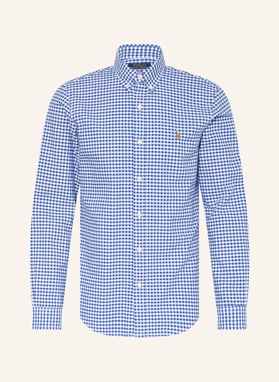 POLO RALPH LAUREN Oxfordhemd Slim Fit WEISS/ HELLBLAU