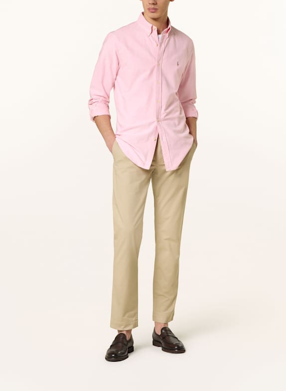 POLO RALPH LAUREN Oxford overhemd Slim Fit ROZE