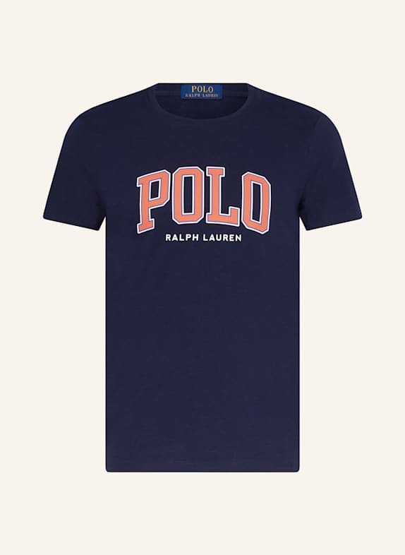 POLO RALPH LAUREN T-Shirt DUNKELBLAU/ ORANGE